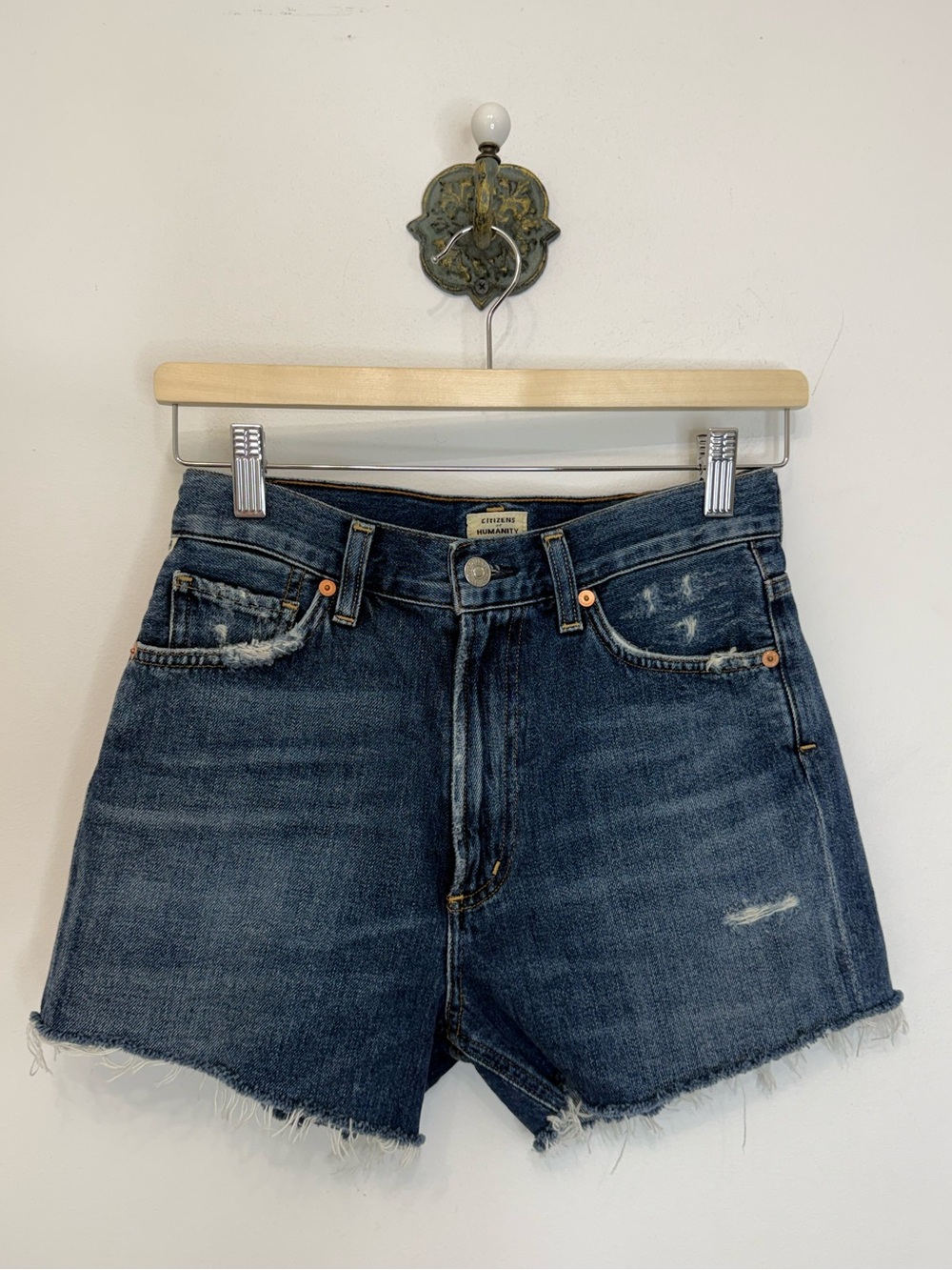 Citizens of Humanity Premium Vintage Kristen High Rise Denim Short Size 24